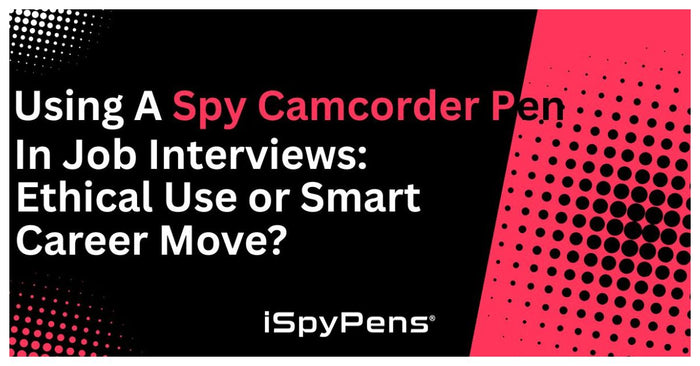 Using a Spy Camcorder Pen in Job Interviews: Ethical Use or Smart Career Move?