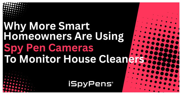 Why More Smart Homeowners Are Using Spy Pen Cameras To Monitor House Cleaners